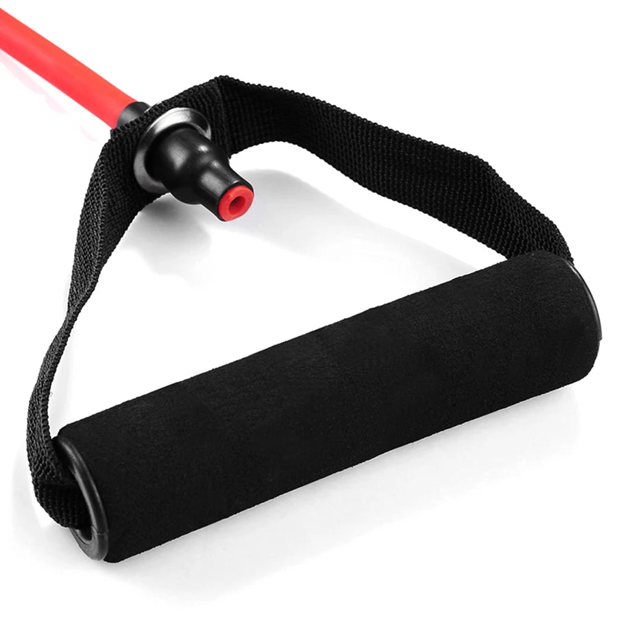 5 Levels Pull Rope Fitness Elastic Bands Resistance Bands with Handles Training Exercise Tube Band  Workouts Strength Equipment