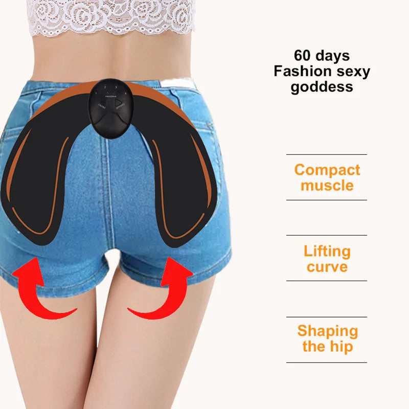Portable Stimulator for Hip Abdominal Muscle Training Fitness and Weight Loss Soothing Massage Shaping and Fat Reduction