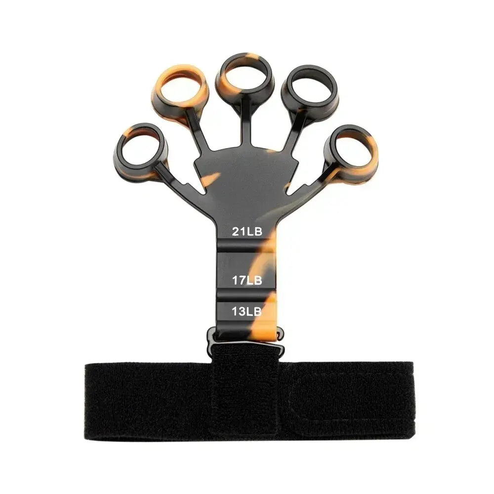 Finger Trainer Five Finger Rehabilitation Device Wrist Therapy Tool Silicone Grip Strength Enhancer Hand Grip Extender