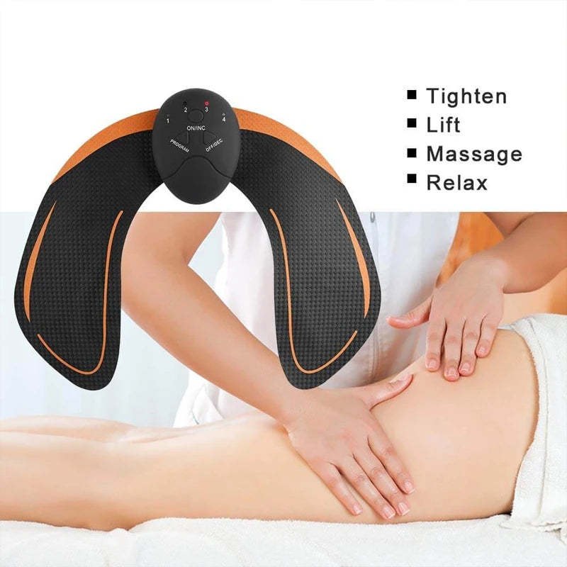 Portable Stimulator for Hip Abdominal Muscle Training Fitness and Weight Loss Soothing Massage Shaping and Fat Reduction