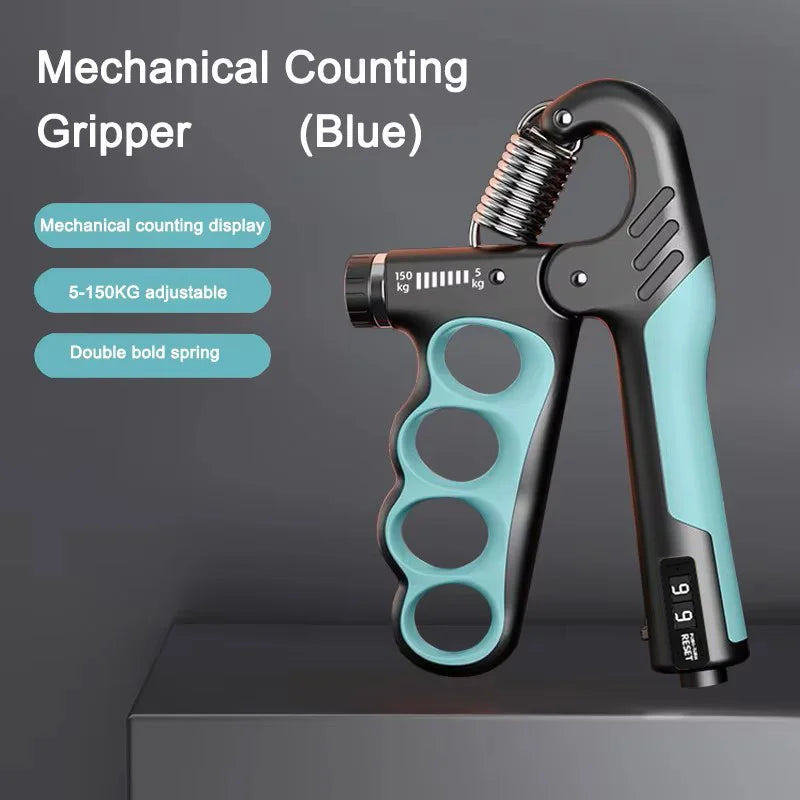 5-100Kg Adjustable Hand Gripper - Forearm Wrist Trainer for Gym & Muscle Recovery