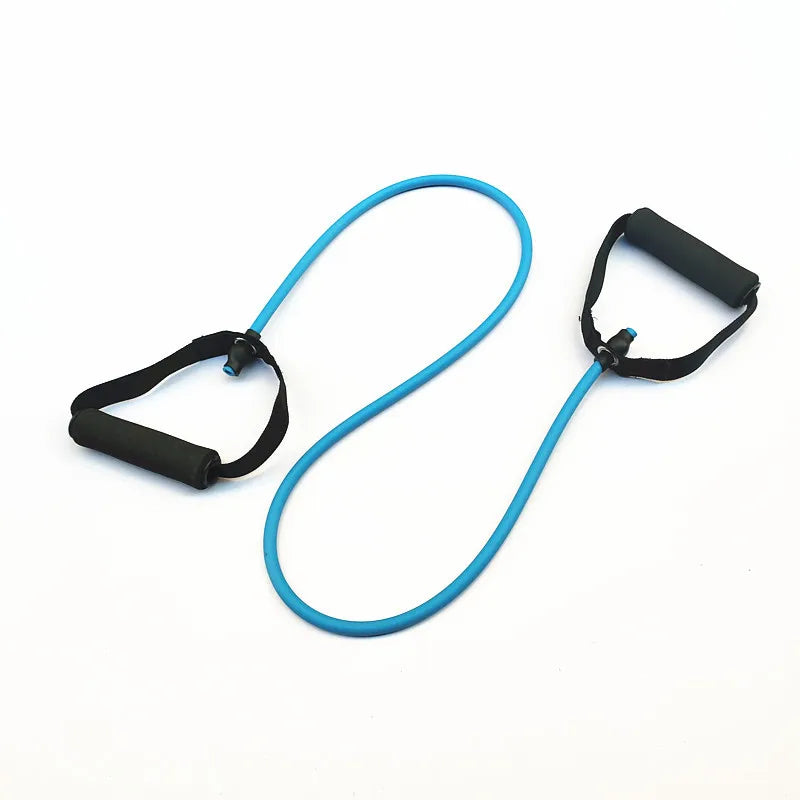 5 Levels Pull Rope Fitness Elastic Bands Resistance Bands with Handles Training Exercise Tube Band  Workouts Strength Equipment