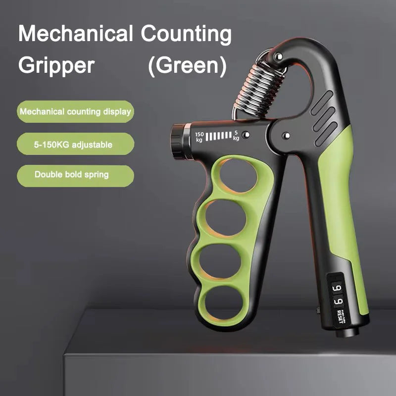 5-100Kg Adjustable Hand Gripper - Forearm Wrist Trainer for Gym & Muscle Recovery