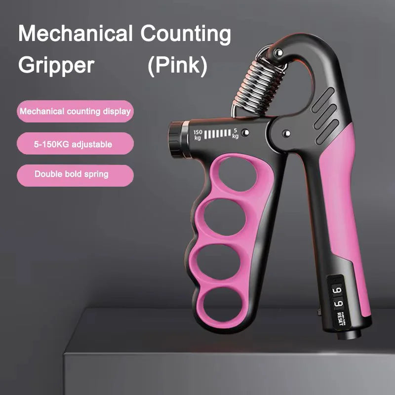 5-100Kg Adjustable Hand Gripper - Forearm Wrist Trainer for Gym & Muscle Recovery