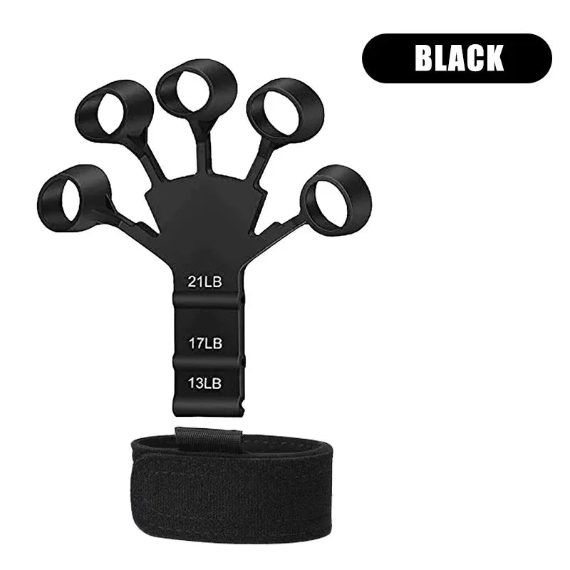 Finger Trainer Five Finger Rehabilitation Device Wrist Therapy Tool Silicone Grip Strength Enhancer Hand Grip Extender