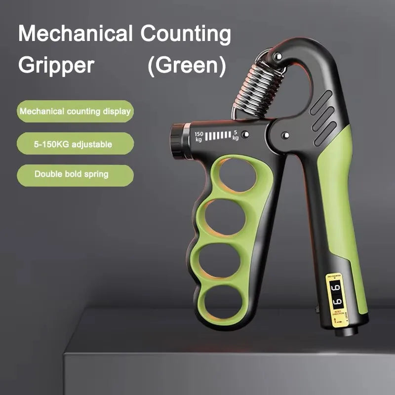 5-100Kg Adjustable Hand Gripper - Forearm Wrist Trainer for Gym & Muscle Recovery