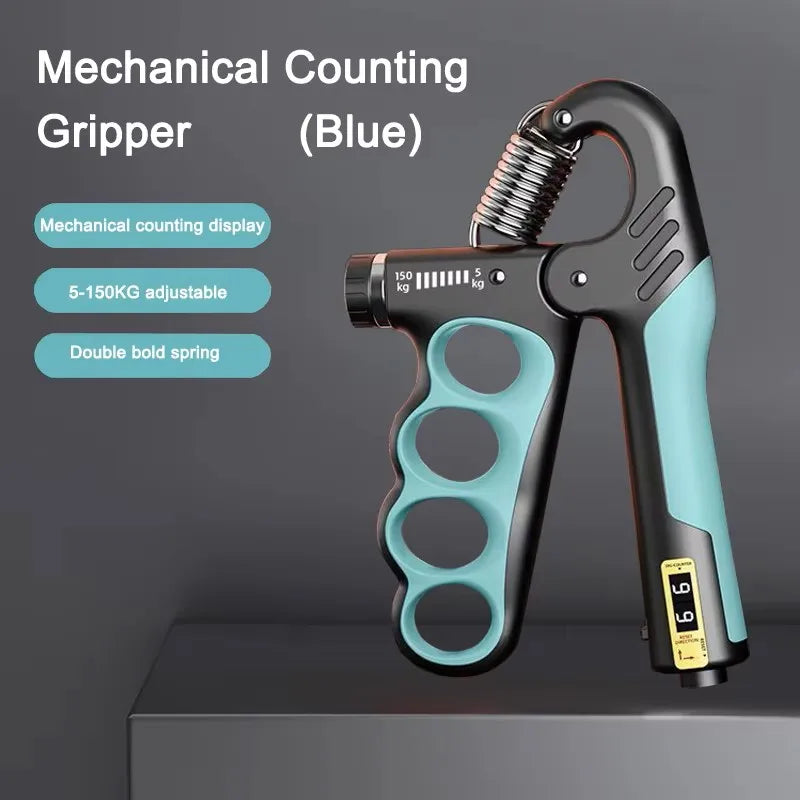 5-100Kg Adjustable Hand Gripper - Forearm Wrist Trainer for Gym & Muscle Recovery